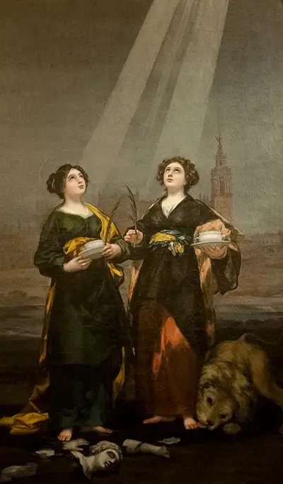 Saints Justa and Rufina Francisco de Goya